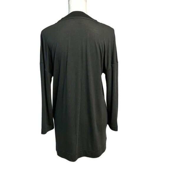 Banana Republic Cruella Black n White Outfit Tunic Supersoft V Neck Blouse Small - Picture 9 of 9